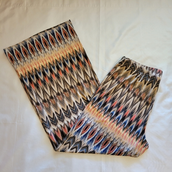 Chico's Casual Wide Leg Summer Pants Chico's Size 1 - Picture 1 of 9